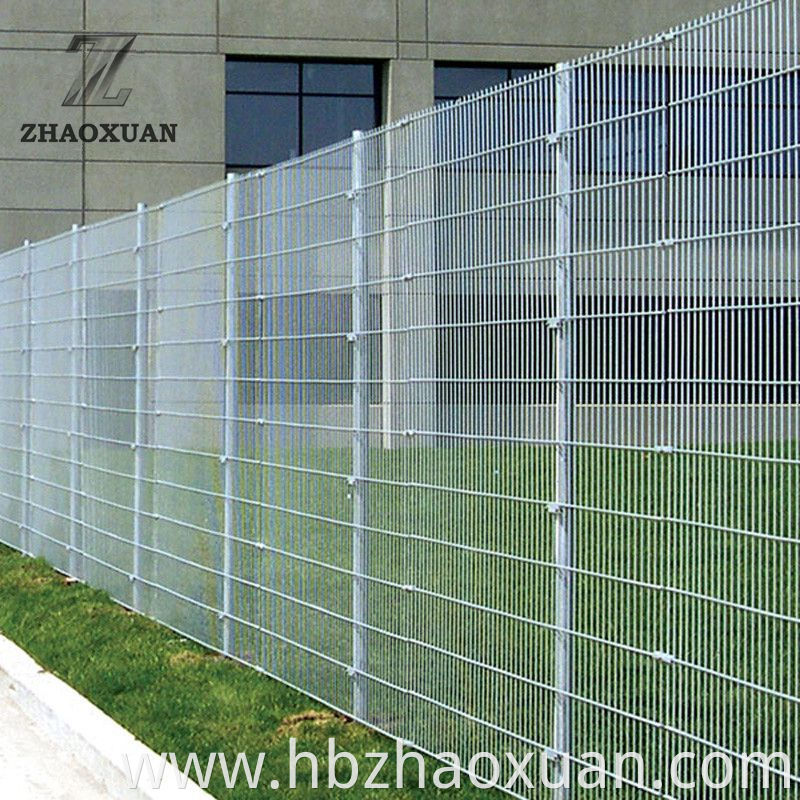 High security galvanized powder coated garden fence double wire fence cheap farm fencing panel